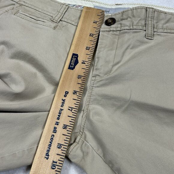 Vintage Y2K Old Navy Pants Womens 6 Beige Khaki Cargo Bootcut Casual Work - Picture 7 of 12